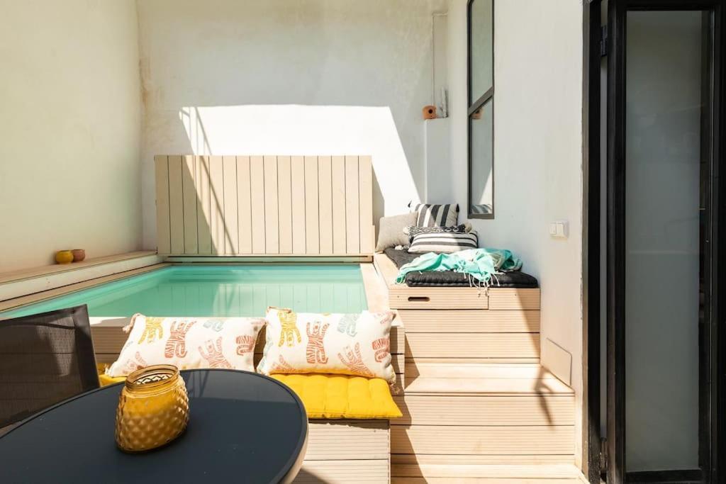 Cozy Loft Patio+Pool +Wifi Apartamento Valência Exterior foto