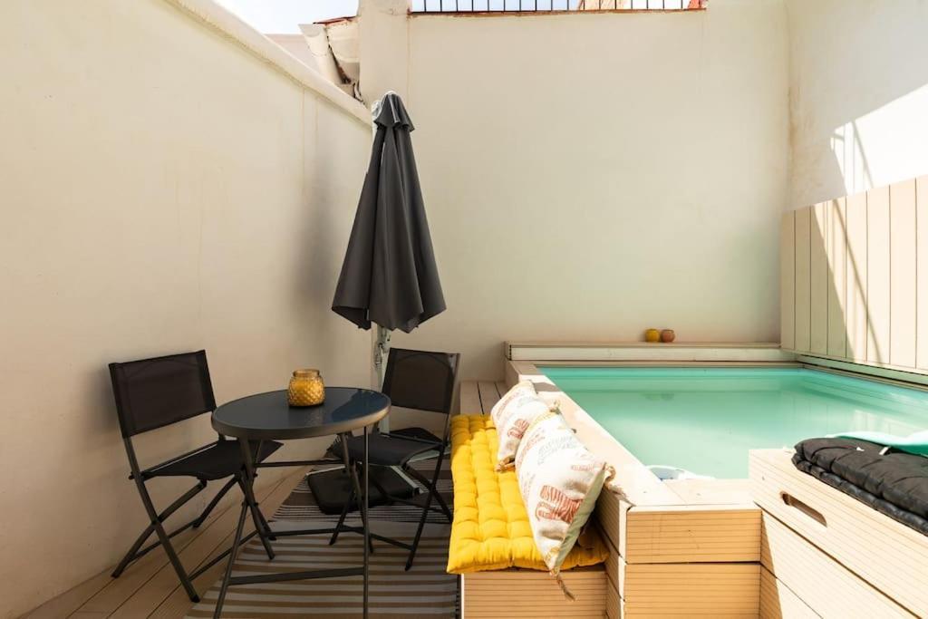 Cozy Loft Patio+Pool +Wifi Apartamento Valência Exterior foto
